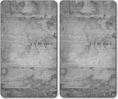Produktbild von 2er Set Herdabdeckplatten, KESPER, ESG Glas, 52x30x0,8cm, Multischneideplatten, Spritzschutz, Arbeitsfläche, kratzfest, hitzebeständig;3654013 Beton