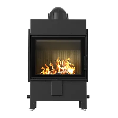 Immagine prodotto di Inserto camino in acciaio KRATKI LUCY 12 kW Ø 200 rivestimento nero