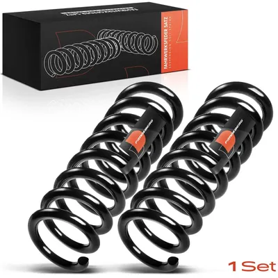 Image de 2 ressorts de suspension arrière - ensemble de ressorts à vis - compatibles avec la Classe E W211 de 2002 à 2008 - référence OE 2113240204