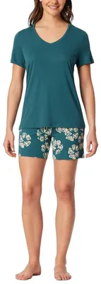 Produktbild von Schiesser Damen Schlafanzug Set kurz Baumwolle Modal - Nightwear