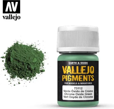 Produktbild von Pigment - Chrom-Oxid grün/Chrome Oxide Green, 30 ml (73.112)