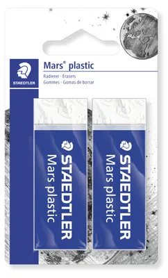 Immagine prodotto di STAEDTLER® 52650 BK2D Gomma Mars in plastica BK