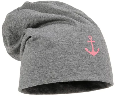 Produktbild von Leoberg Uni Beanie Mütze Damen Herren - Leichte Kopfbedeckung in Grau-158067