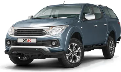 Image de Pare-Buffle Avant Pour Fiat Fullback 2016-2019 Noir en Acier Inoxydable