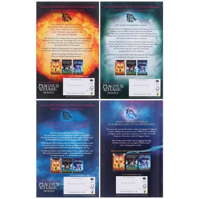 Produktbild von Magnus Chase – 4‑Bücher‑Set von Rick Riordan, Paperback (Shrinkwrap)