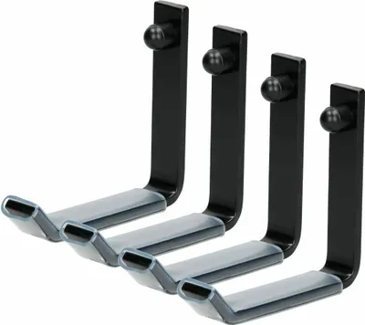 Produktbild von Reifenhalter Wand Felgenbaum Reifenregal 4er Pack Felgen Reifen Wandhalterung