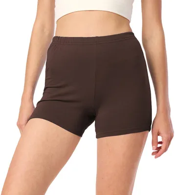 Image de Short de cyclisme pour femme Merry Style, short court, boxer en coton MS10-392 (marron, XS)