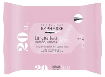 Immagine prodotto di Byphasse, Byphasse, salviette detergenti, per il viso, 20 pezzi