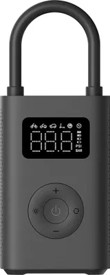 Immagine prodotto di Xiaomi mijia Compressore d'aria elettrico portatile 2 Compressore d'aria portatile (0,2 10,3 bar/3-150 psi, 6 modalità, batteria 2000 mAh, 14,4 Wh, ricarica USB-C, display LED) nero