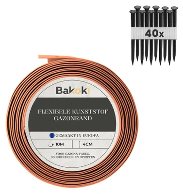 Produktbild von Flexible Rasenkante mit 40 Ankern für einfache Installation