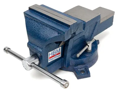 Produktbild von HBM Profi 125 mm Werkbank mit Drehfuß