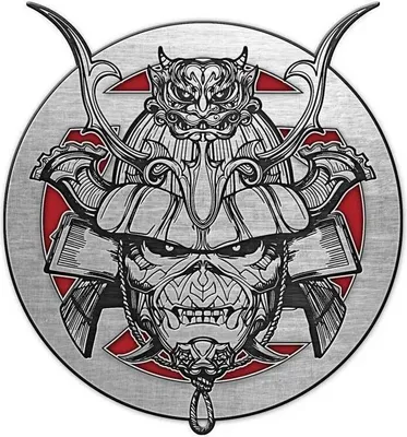 Image de Iron Maiden - Badge "Senjutsu", émail RO4711 (taille unique) (Gris/Rouge)
