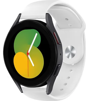 Produktbild von Strap-it Samsung Galaxy Watch 5 - 40mm Sportarmband (Weiß)