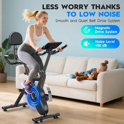 Produktbild von Fahrradtrainer - Heimtrainer - Indoor-Fahrrad - Bewegungstrainer - Magnetischer Widerstand