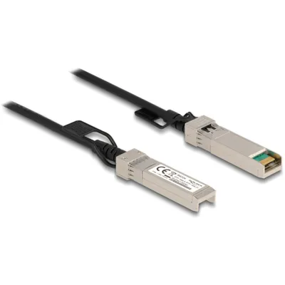 Produktbild von DeLOCK 84204, 2 m, SFP+, SFP+, Männlich/Männlich, Schwarz, Silber, 10 Gbit/s