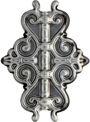 Produktbild von UHRIG Dekoratives Element aus Stahl, Schmiedeeisen Ornament Eisen-Kunst für Zaun & Garten
