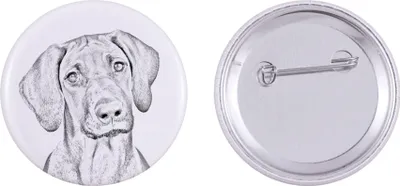 Obrázok produktu pre Rhodesian Ridgeback – odznak s vaším psom, pridajte vlastnú fotografiu, značka Art-Dog