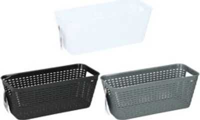 Produktbild von Aufbewahrungskorb 30x13x11,5 cm sortiert | 4 Stück
