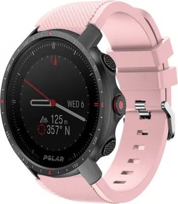 Produktbild von Strap-it Polar Grit X Pro Twill Silikonarmband (Rosa)