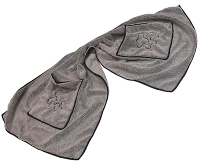 Immagine prodotto di Asciugamano in microfibra Nobby grigio 100 x 50 cm