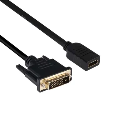 Produktbild von CLUB3D DVI auf HDMI Kabel St./B. 2m Bidirektional, 2 m, DVI Dual Link, HDMI Typ A (Standard), Stecker, Buchse, Gerade
