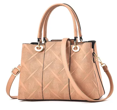 Produktbild von Solidchoice – Elegante Handtasche aus wasserdichtem, geprägtem Kunstleder
