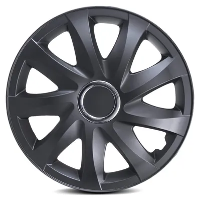 Produktbild von Wieldop Drift, 16 Zoll, 4 Stück, schwarz matt, für die Radabdeckung