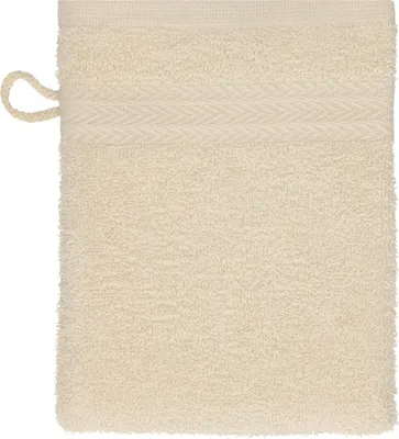 Produktbild von Betz Waschhandschuh 16x21 cm PREMIUM 100% Baumwolle Farbe: sand