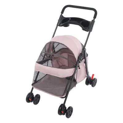 Zdjęcie produktu dla Wózek dla małych i średnich psów i kotów składany wózek podróżny dla zwierząt o maksymalnej wadze 18 kg
