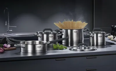 Produktbild von Mulex LUGANO Edelstahl Topfset