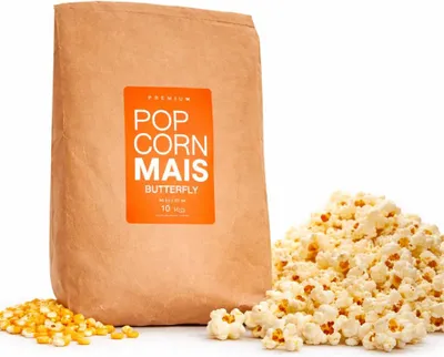 Produktbild von Premium Butterfly Mais Kinopopcorn 10 kg – Popcornmais für Popcornmaschinen