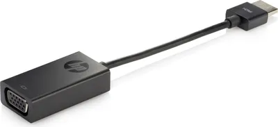 Zdjęcie produktu dla HP Adapter z HDMI na VGA, VGA (D-Sub), HDMI Typu A (Standard), Męska, Żeńska, Czarny, Chiny