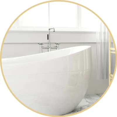 Obrázek produktu pro HOMCOM Koupelnové zrcadlo 70 x 70 cm, kulaté zrcadlo s rámem, ochranná fólie proti rozbití