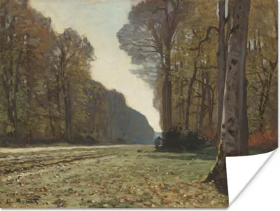 Produktbild von MuchoWow® Poster Der Weg nach Chailly - Gemälde von Claude Monet 160x120 cm - Foto Plakat