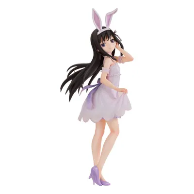 Productafbeelding van Puella Magi Madoka Magica: De Film - Rebellion, PVC-beeldje, 1/4 schaal, Homura Akemi, versie met konijnenoren, 42 cm
