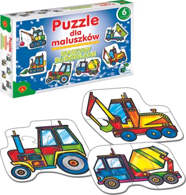 Obrázok produktu pre ALEXANDER Puzzle pre deti - stavebné stroje