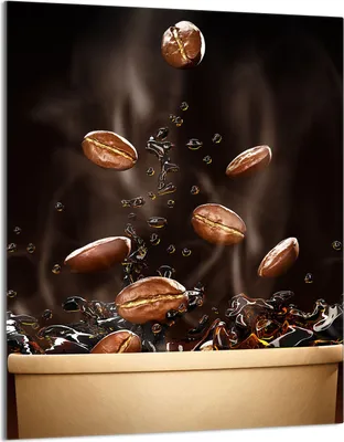 Immagine prodotto di Piastra di copertura del fornello 40x52 Coperchio del piano cottura in Vetroceramica Paraspruzzi Piatto in vetro Tagliere decorativo, semi di caffè