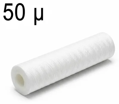 Produktbild von 20' (Zoll) Sediment Wasserfilter gewickelt - Slim - 50 µm - aus Polypropylen