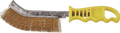Obrázok produktu pre Drôtová kefa, dĺžka 265 mm, priemer drôtov 0,3 mm, mosadzná, s jednou radou