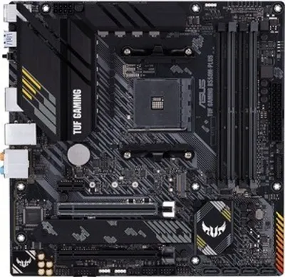 Produktbild von ASUS TUF GAMING B550M PLUS, AMD, Sockel AM4, AMD Ryzen 3000 Series, DDR4-SDRAM, 128 GB, DIMM
