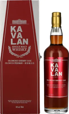 Produktbild von Kavalan Sherry Oak Whisky | 46 % vol | 0,7 l