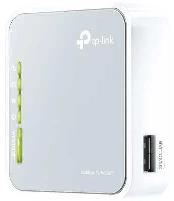 Immagine prodotto di TP-Link TL-MR3020 - V3 - Wireless Router - Wi-Fi - 2,4 GHz (TL-MR3020 V3.0)