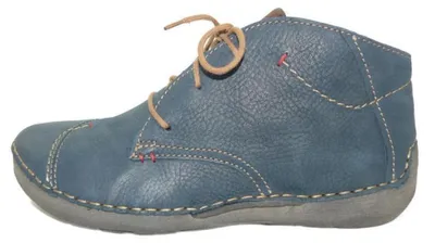 Zdjęcie produktu dla Josef Seibel Fergey 18 damskie sznurowane skórzane chukka ankle boot blue - undefined / blue