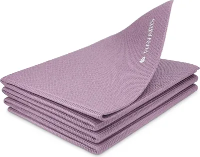 Produktbild von Navaris Klappbare Yoga Matte Fitnessmatte - 4mm Sportmatte Fitness Pilates Sport Gymnastikmatte rutschfest - Reise Yogamatte faltbar