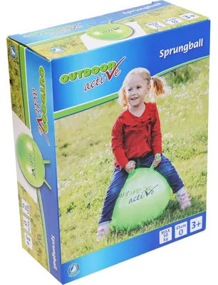 Produktbild von Hüpfball grün 45cm - Outdoor-Spielzeug für Kinder
