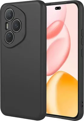 Image de Housse en silicone pour Honor 400 Pro Housse de protection noire mate Backcover Handy Case