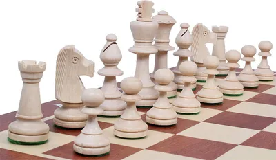 Image de Jeu d'échecs de tournoi n° 6 incrusté (53x53cm)
