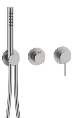 Produktbild von Herzbach MODUL7 Hebelmischer-Farbset 2/3 Verbraucher Edelstahl