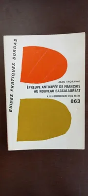 Image de Epreuve Anticipée de Français au nouveau baccalauréat 4