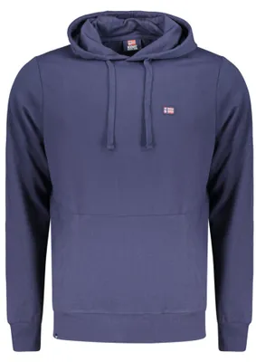 Produktbild von Stylishes Herren-Sweatshirt in Blau - Norwegen 1963, Kapuzenpullover